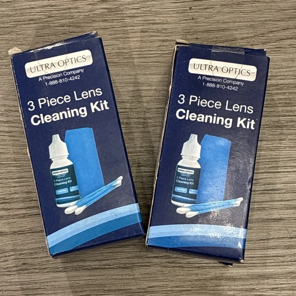 2 Pack Lot Ultra Optics 3 Piece Lens Cleaning Kit